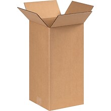 8 x 8 x 16 Shipping Boxes, 32 ECT, Brown, 25/Bundle (8816)