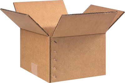 9 x 9 x 6.5 Shipping Boxes, 44 ECT, Brown, 25/Bundle (KEG14)