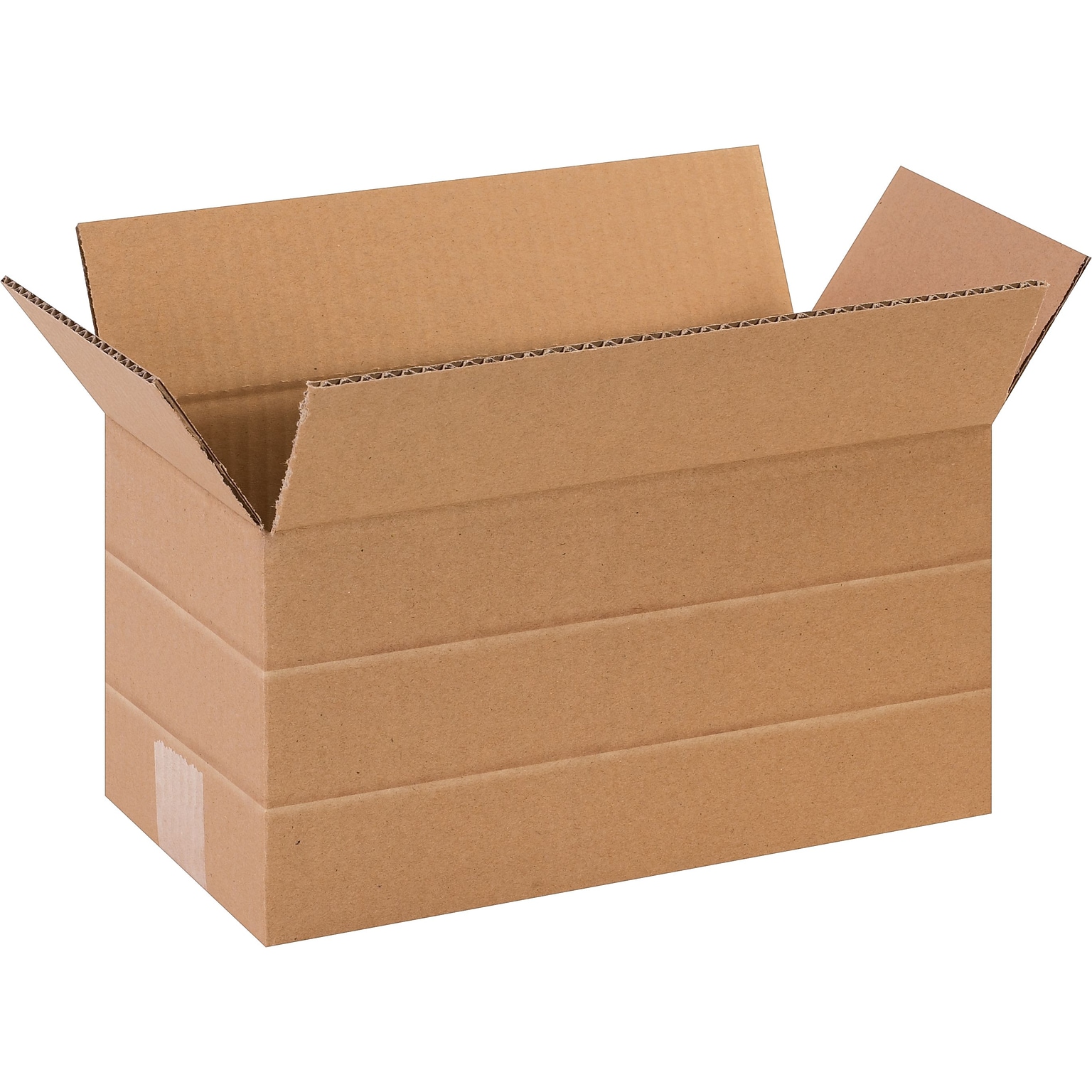 12 x 6 x 6 Multi-Depth Shipping Boxes, Brown, 25/ Bundle (MD1266)