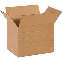 10 x 14 x 10 Multi Depth Shipping Boxes, 32 ECT, Brown, 25/ Bundle(MD141010)