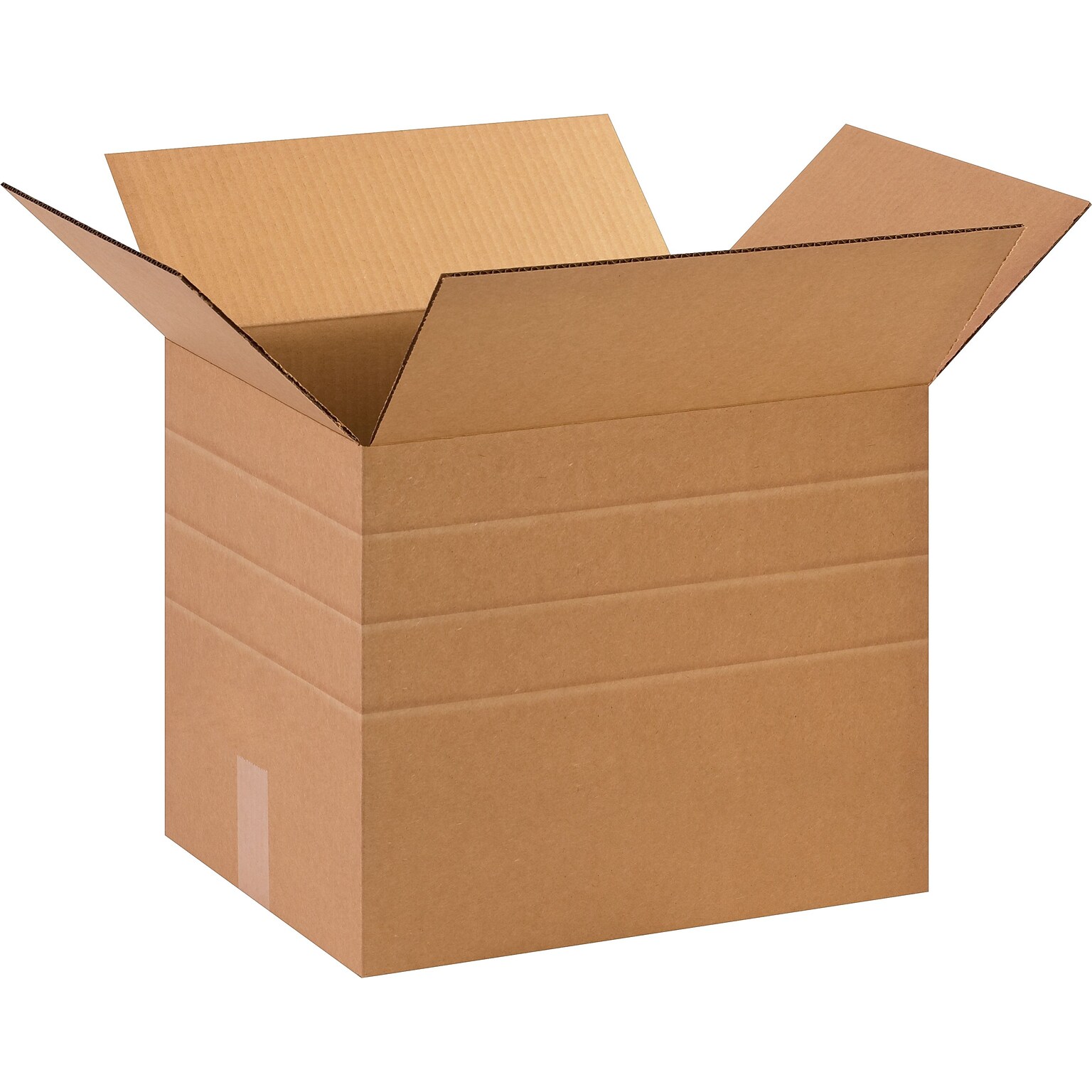 15 x 12 x 12 Multi-Depth Shipping Boxes, Brown, 25/Bundle (MD151212)