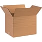 16" x 12" x 12"'' Multi Depth Shipping Boxes, 32 ECT, Brown, 25 /Bundle(MD161212)