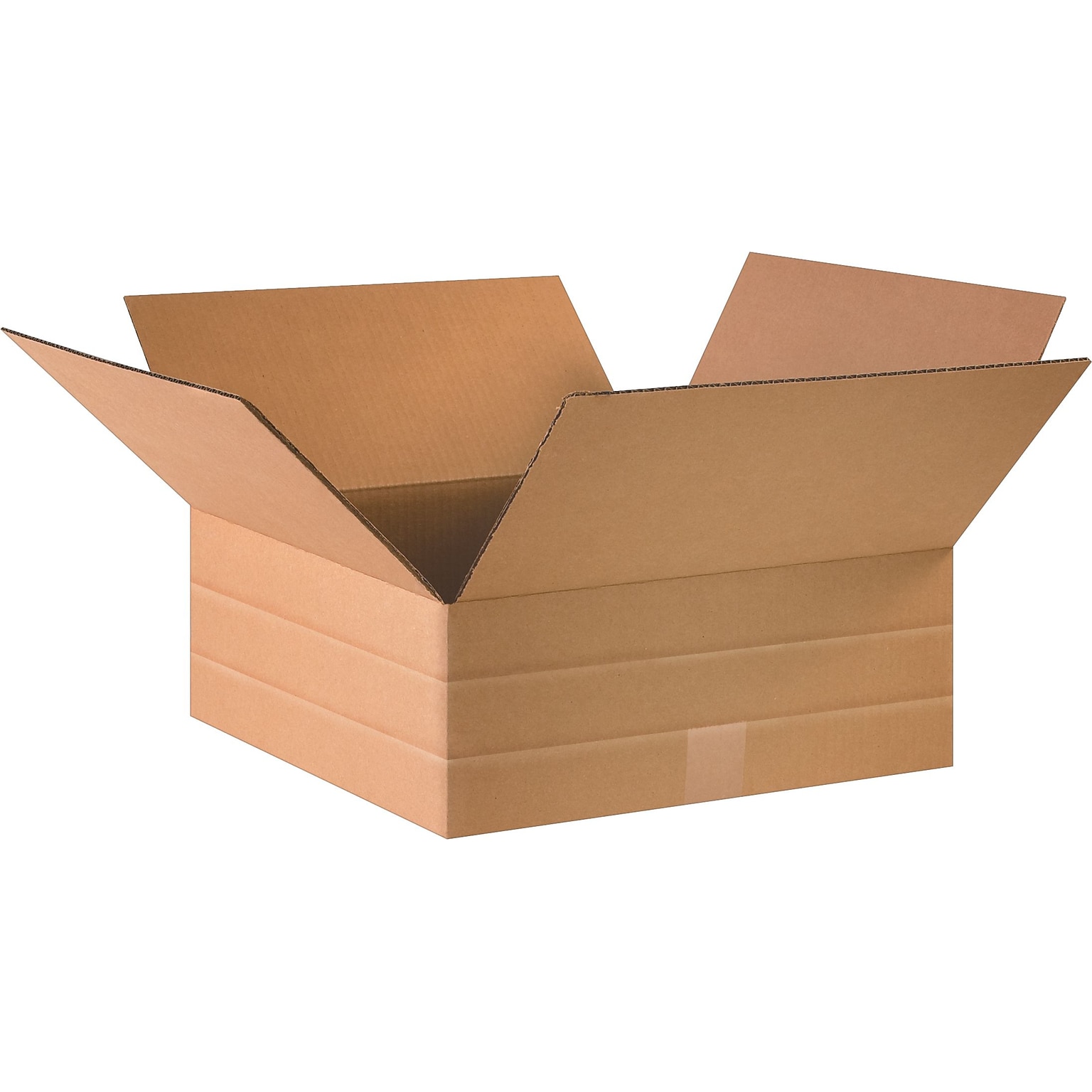 16 x 6 x 6 Multi Depth Shipping Boxes, 32 ECT, Brown, 25 / Bundle (MD16166)