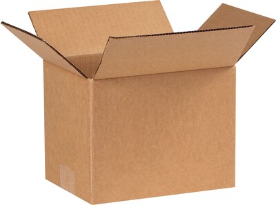 8" x 6" x 6" Shipping Boxes, 32 ECT, Brown, 25/Bundle (866)