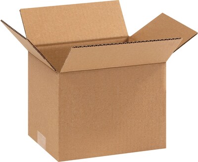 9 x 7 x 7 Shipping Boxes, 32 ECT, Brown, 25/Bundle (977)