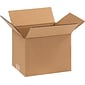9" x 7" x 7" Shipping Boxes, 32 ECT, Brown, 25/Bundle (977)