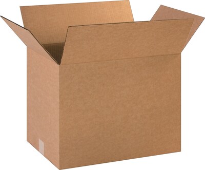 SI Products 18.5 x 12.5 x 14 Shipping Boxes, 32 ECT, Brown, 20/Bundle (BS181214R)