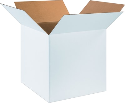 18 x 18 x 18 Shipping Boxes, White, 20/Bundle (181818W)