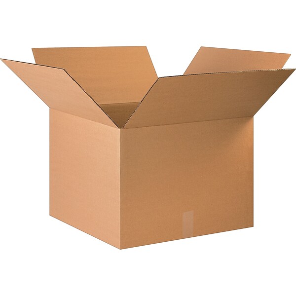 22 x 22 x 16 Shipping Boxes, 32 ECT, Brown, 10/Bundle (222216)