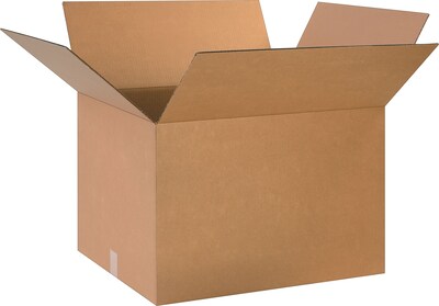 24 x 20 x 16 Shipping Boxes, 32 ECT, Brown, 10/Bundle (242016)