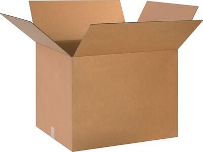 24Lx20Wx18H(D) Single-Wall Corrugated Boxes; Brown, 10 Boxes/Bundle