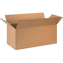 28 x 12 x 12 Shipping Boxes, 32 ECT, Brown, 20/Bundle (281212)