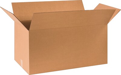 30 x 15 x 15 Shipping Boxes, 32 ECT, Brown, 15/Bundle (301515)