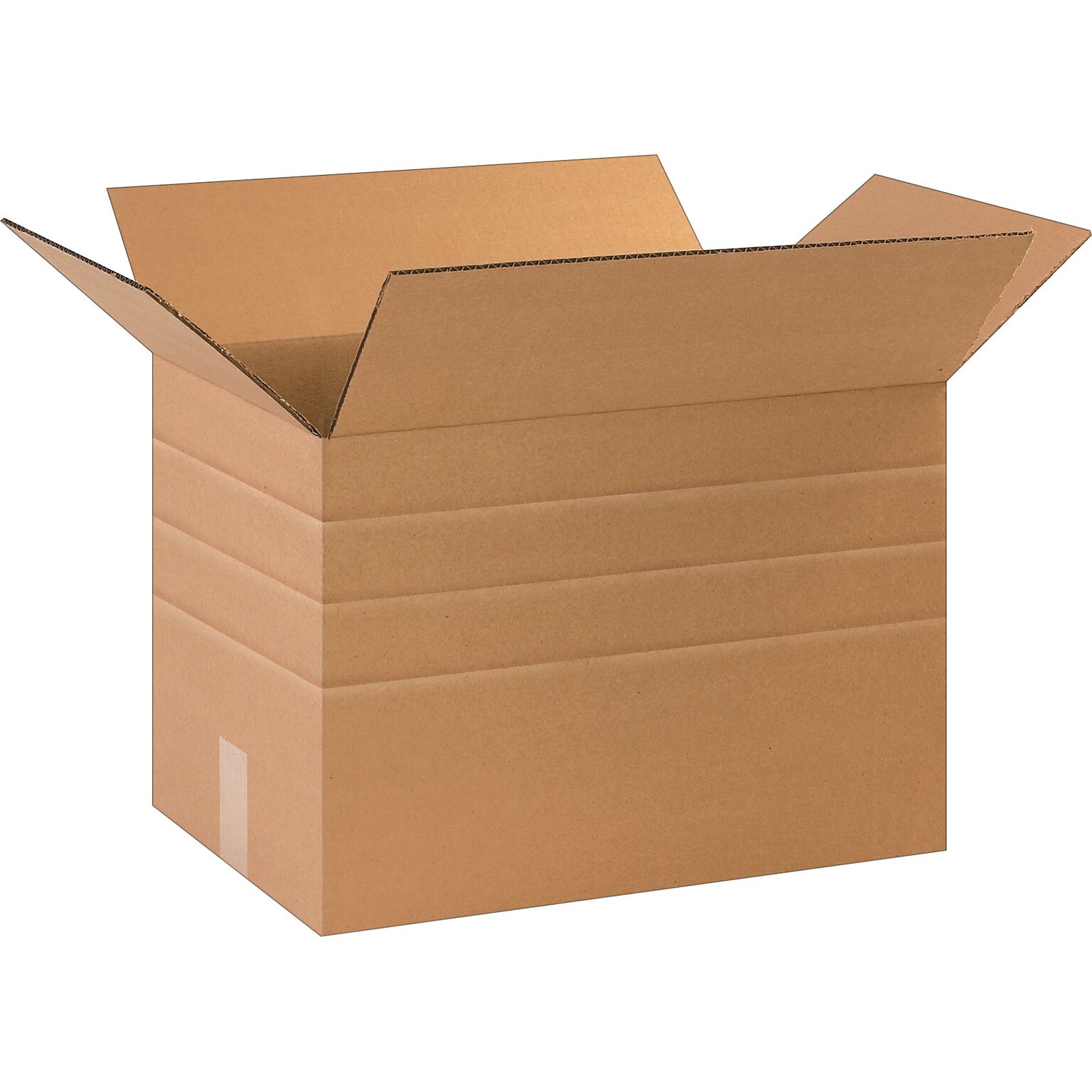 17 1/4 x 11 1/4 x 12 Multi Depth Shipping Boxes, 32 ECT, Brown, 25 / Bundle(MD171112)