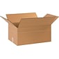 17.25" x 11.25" x 8" Multi-Depth Shipping Boxes, Brown, 25/ Bundle (MD17118)