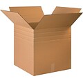 22 x 22 x 22 Multi-Depth Shipping Boxes, 32 ECT, Brown, 10/Bundle (BS222222MD)