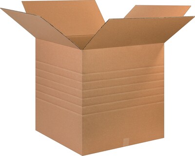 26 x 26 x 26 Multi Depth Shipping Boxes, 44 ECT, Brown, 10/Bundle(MDHD262626)