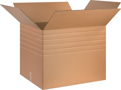 30 x 24 x 24 Multi-Depth Shipping Boxes, 44 ECT, Brown, 10/Bundle (BS302424MDHD)