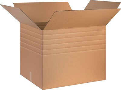 30 x 24 x 24 Multi-Depth Shipping Boxes, 44 ECT, Brown, 15/Bundle (BS302424MDHD)