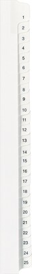 Avery Style Allstate Pre-Printed Divider, #13-Tab, White, 25/Pack (82211)