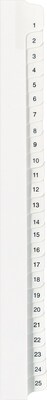 Avery Style Allstate Pre-Printed Divider, #13-Tab, White, 25/Pack (82211)