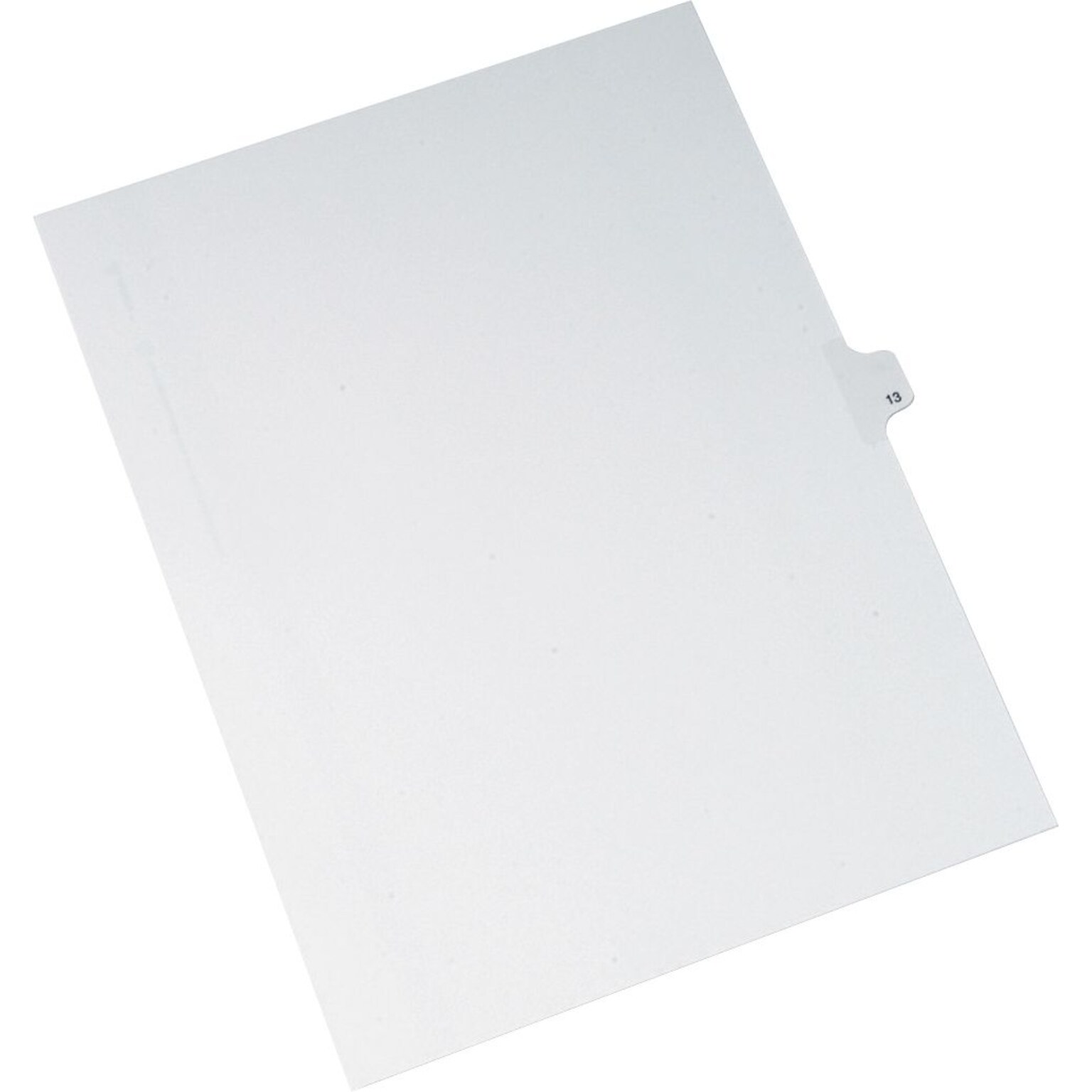 Avery Style Allstate Pre-Printed Divider, #13-Tab, White, 25/Pack (82211)