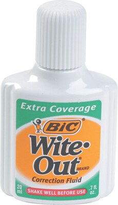 bic wite out correction fluid