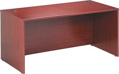 Bush Business Furniture Westfield 66W Desk Shell, Cherry Mahogany, Installed (WC36742AFA)