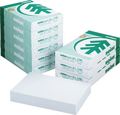 Boise ASPEN 30 Multi-Use Recycled Paper, 8 1/2 x 14, White, 5000/Carton (054904)