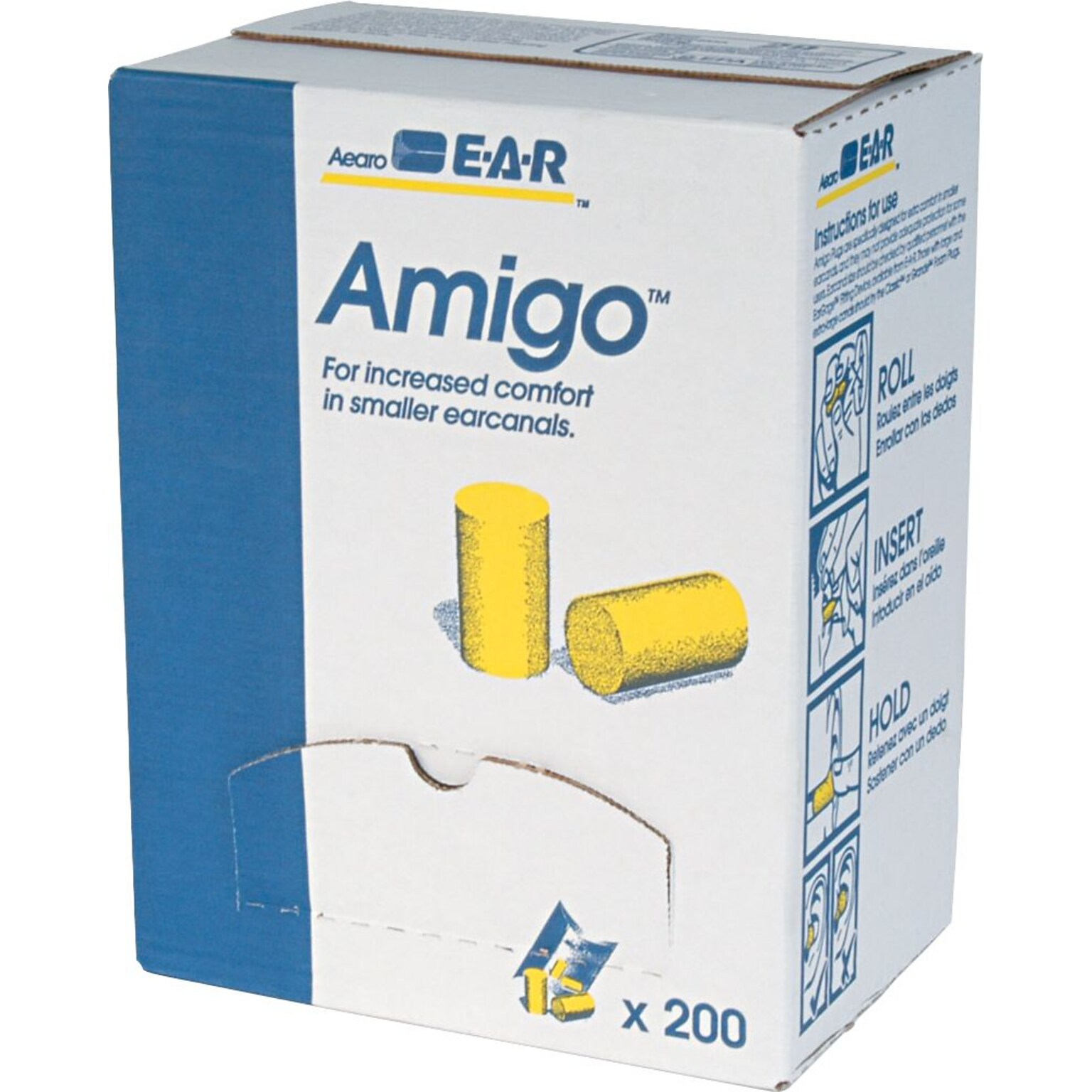 3M E-A-R Classic Uncorded Earplugs, NRR 29 dB, Yellow (MMM3101103)