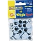 Chenille Kraft® Wiggle Eyes, Black, 15mm