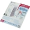 C-Line Top Load Sheet Protector, Standard Weight, 11 x 8-1/2, Clear, 5 Tab Set (5557)