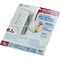 C-Line Heavyweight Sheet Protectors, 11 x 8-1/2, Assorted Colors, 8 Tab Set (05580)