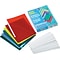 C-Line No-Punch Report Covers for 8 1/2 x 11 Sheets, Assorted Colors, 50/Bx