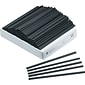 C-Line® Slide 'N Grip Binding Bars, Black, 100/Box (34441)