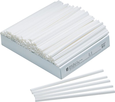 C-Line® Slide N Grip Binding Bars, White, 100/Box (34447)