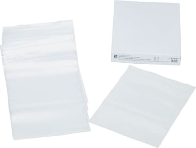 C-Line Poly Zip Shop Ticket Holder, Clear, 8 1/2 x 11, 50/Bx