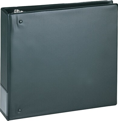 C-Line Products, Inc.® CD/DVD Refillable D-Ring Binder Kit, Black, 80 CDs, 2 (Ring Diameter)