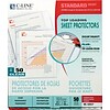 C-Line Top Load Sheet Protector, Lightweight, 11 x 8-1/2, Clear, 50/Box (62037)