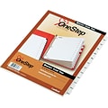 Cardinal® OneStep® Printable Table of Contents and Dividers, Jan-Dec - 12-Tab, White, 1/St