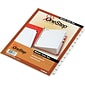 Cardinal® OneStep® Printable Table of Contents and Dividers, Jan-Dec - 12-Tab, White, 1/St