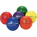 Champions Rhino Skin® Dodgeball Set; Assorted Colors, 6 Diameter, 6/Set