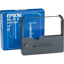 EPSON® ERC-03B Printer Ribbon for ERC-03/M-210V/M220/M-240, Black