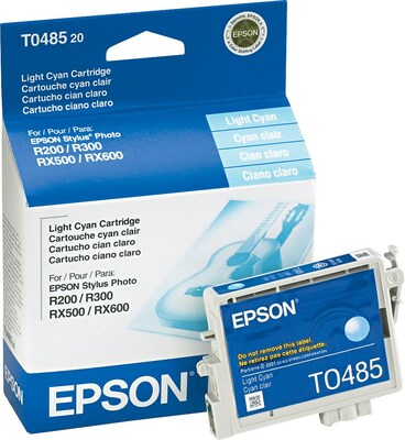 Epson T048 Light Cyan Standard Yield Ink Cartridge