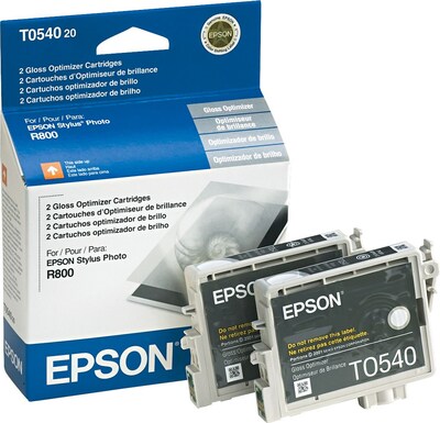 Epson T054 Gloss Standard Yield Ink Cartridge, 2/Pack