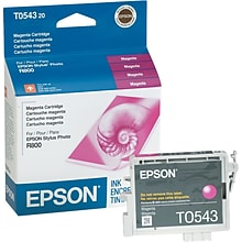 Epson T054 Magenta Standard Yield Ink Cartridge, Prints Up to 400 Pages (T054320)