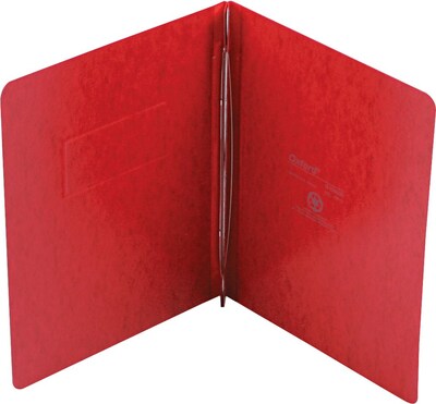 Oxford® PressGuard® 8-1/2 Punching Report Covers, Letter-Size, Red