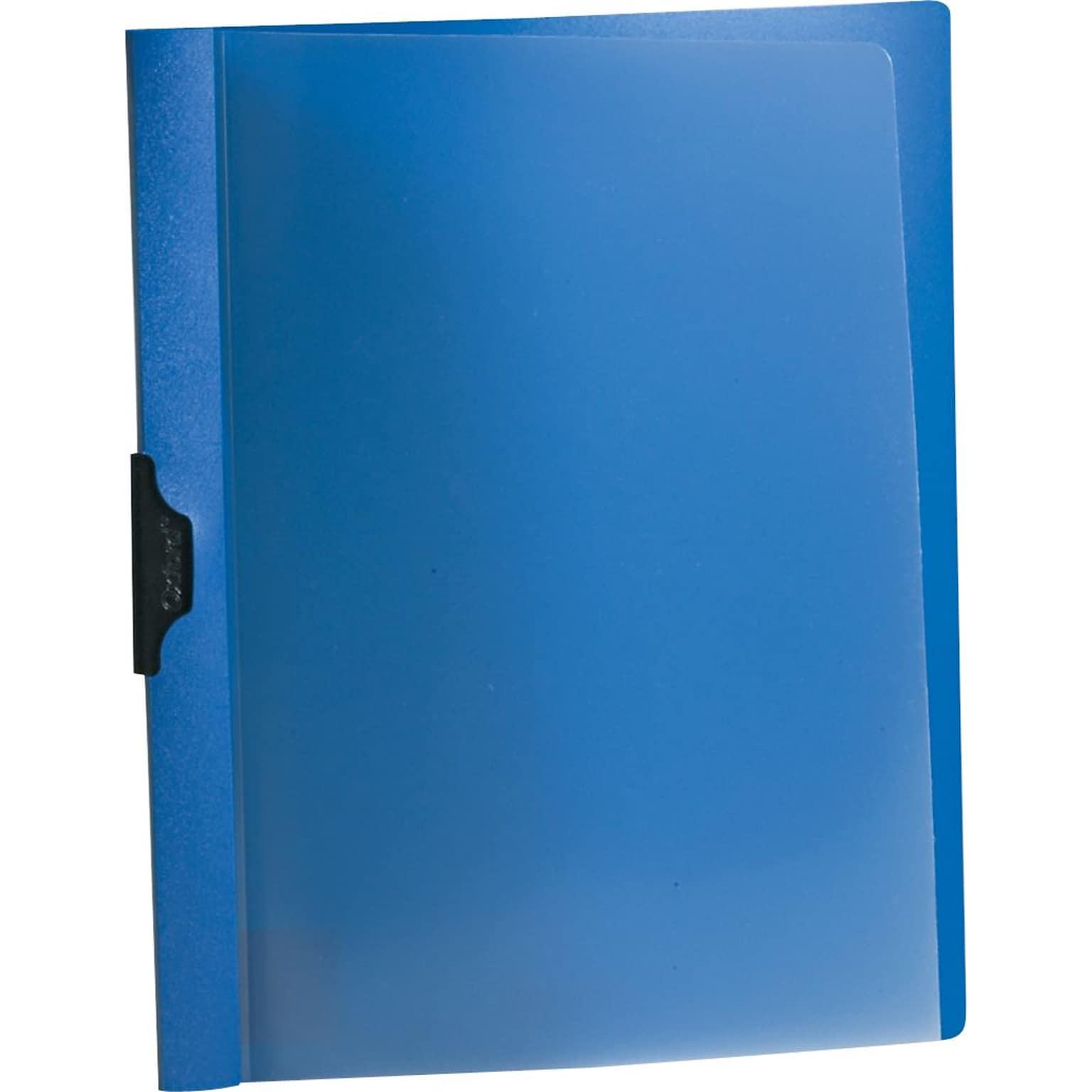 Oxford Ready Clip™ No-Punch Report Covers, Dark Blue, 8 1/2 x 11