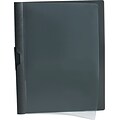 Oxford ReadyClip No-Punch Report Cover, Clear/Black, 8 1/2 x 11