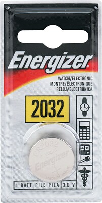 Energizer Watch/Calculator 3 Volt Battery , Lithium Coin